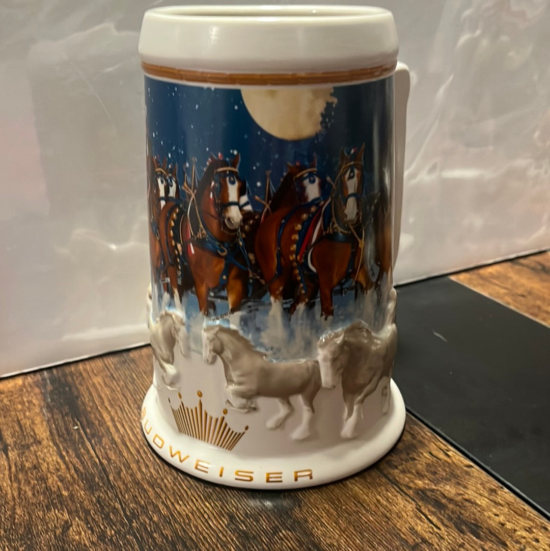 2005 Budweiser holiday Stein