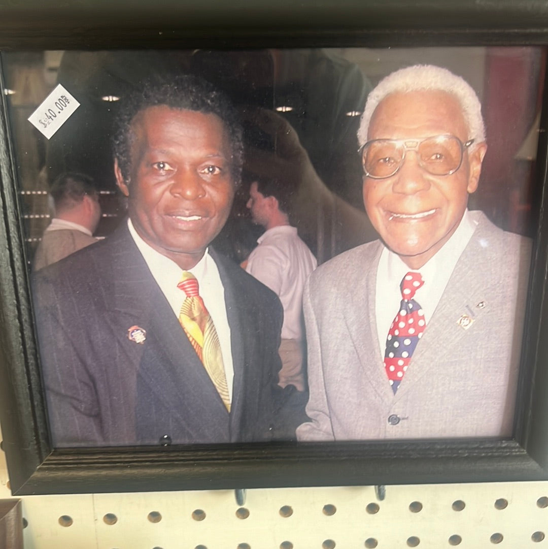 8 x 10 of Lou Brock and Buck O'Neill