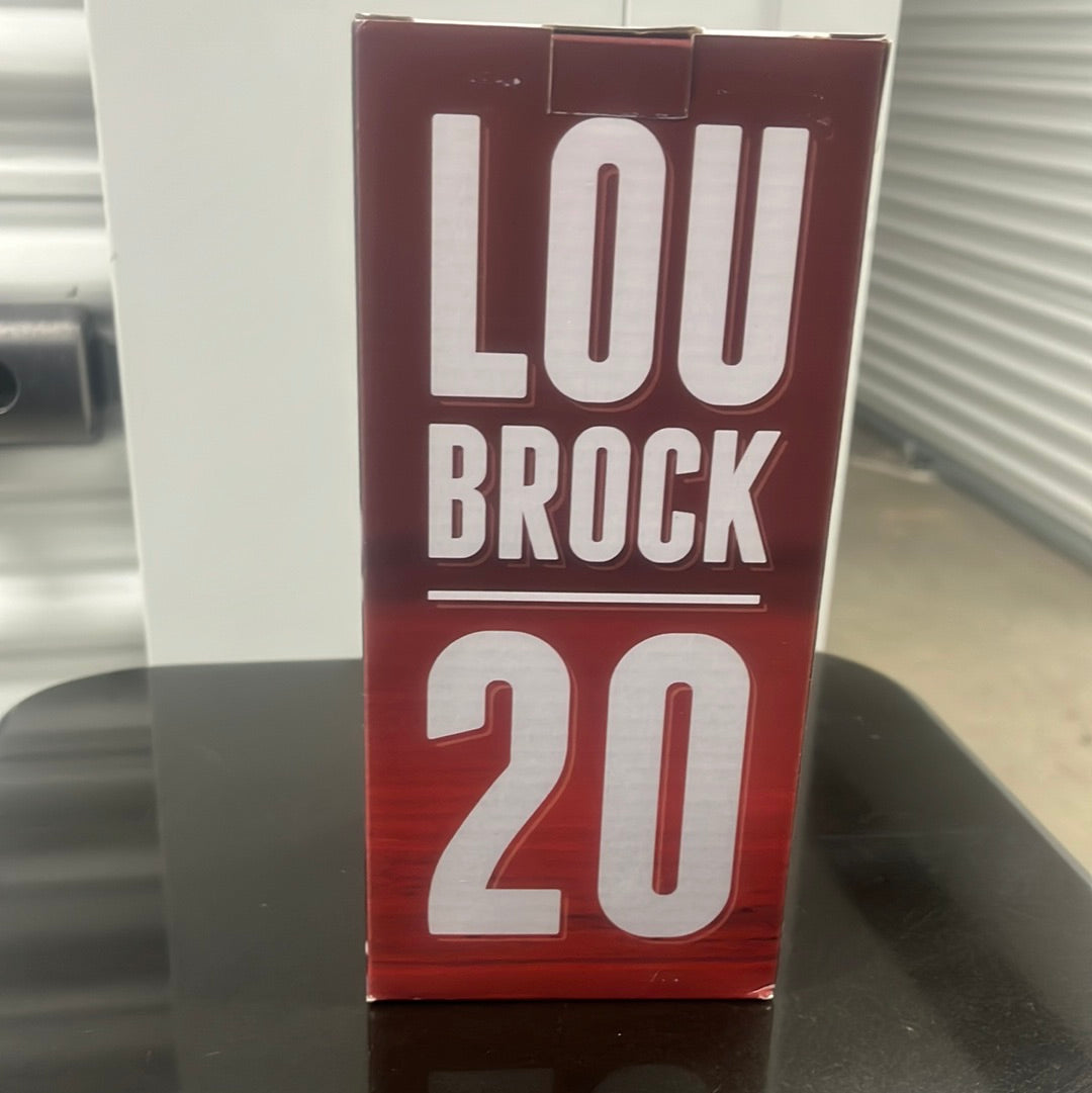 Lou Brock Lindenwood bobble head from Lou Brocks personal collection