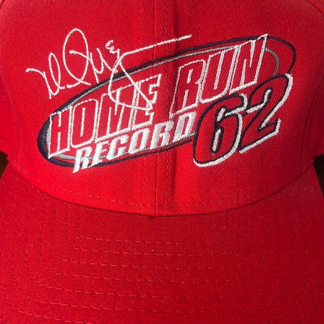 Lou Brock’s McGwire Homerun 62 hat