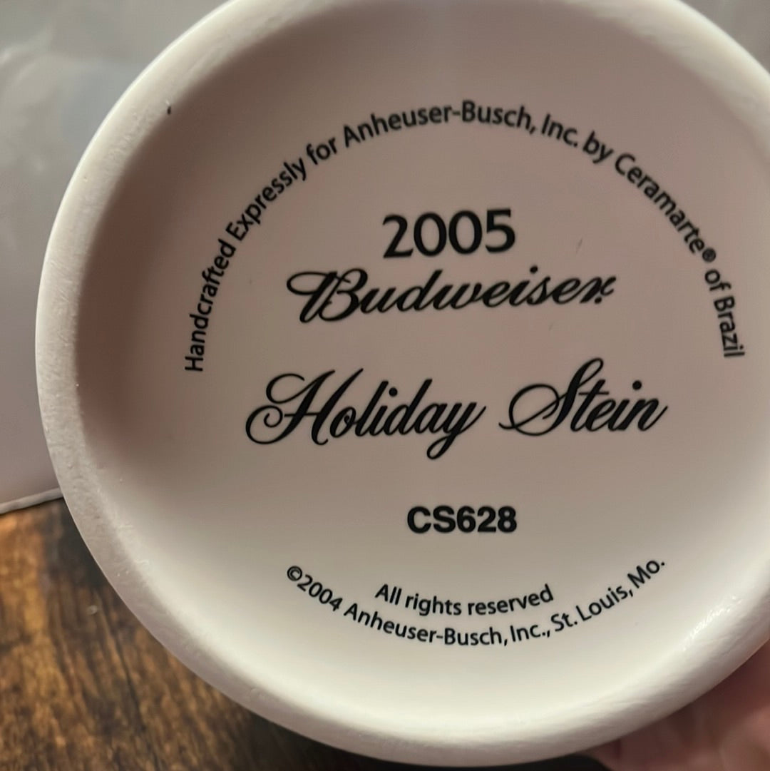 2005 Budweiser holiday Stein