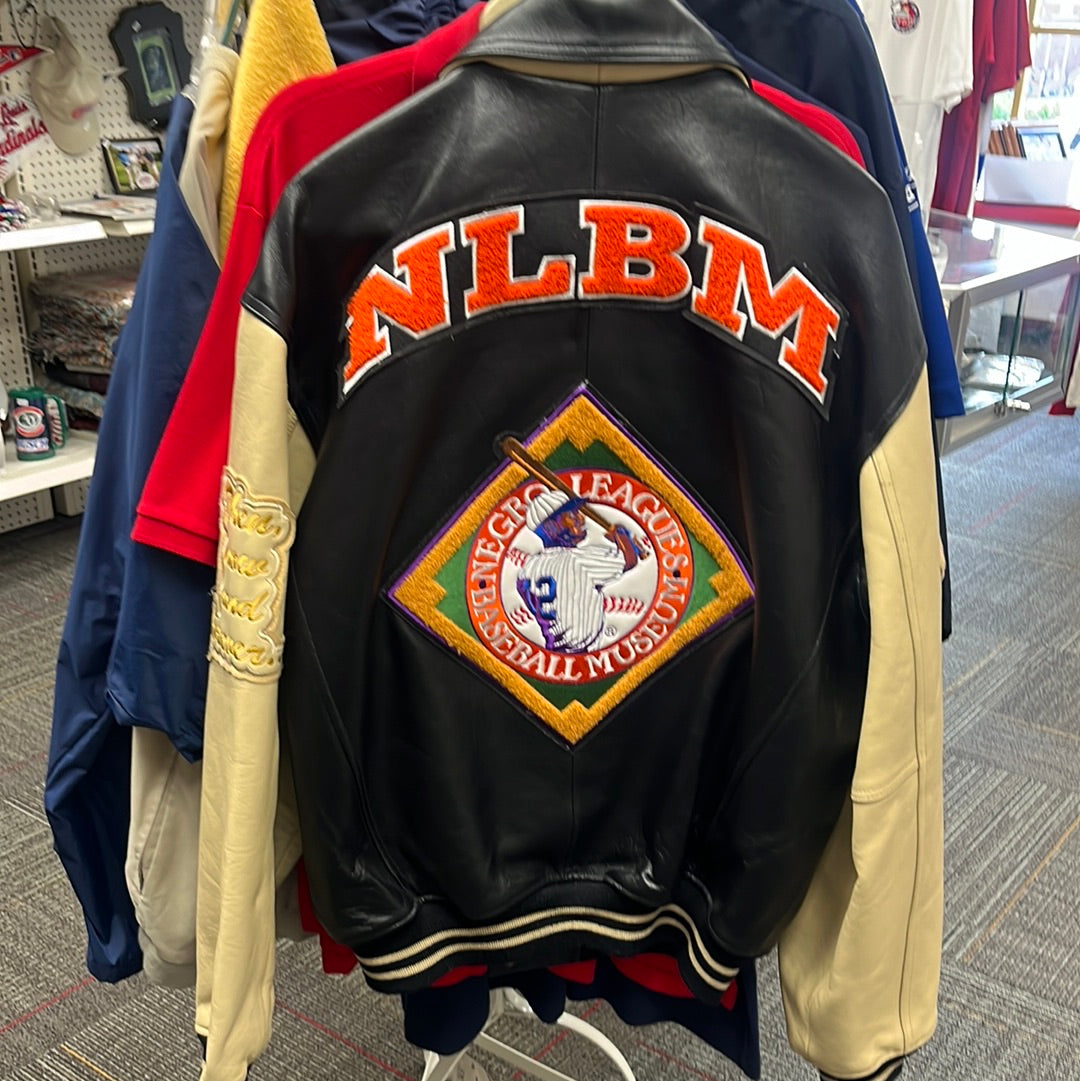 Lou Brock's leather Negro League jacket