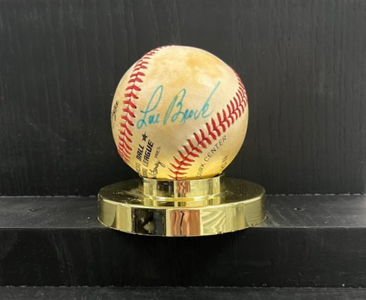 Official national league baseball signed by Lou Brock