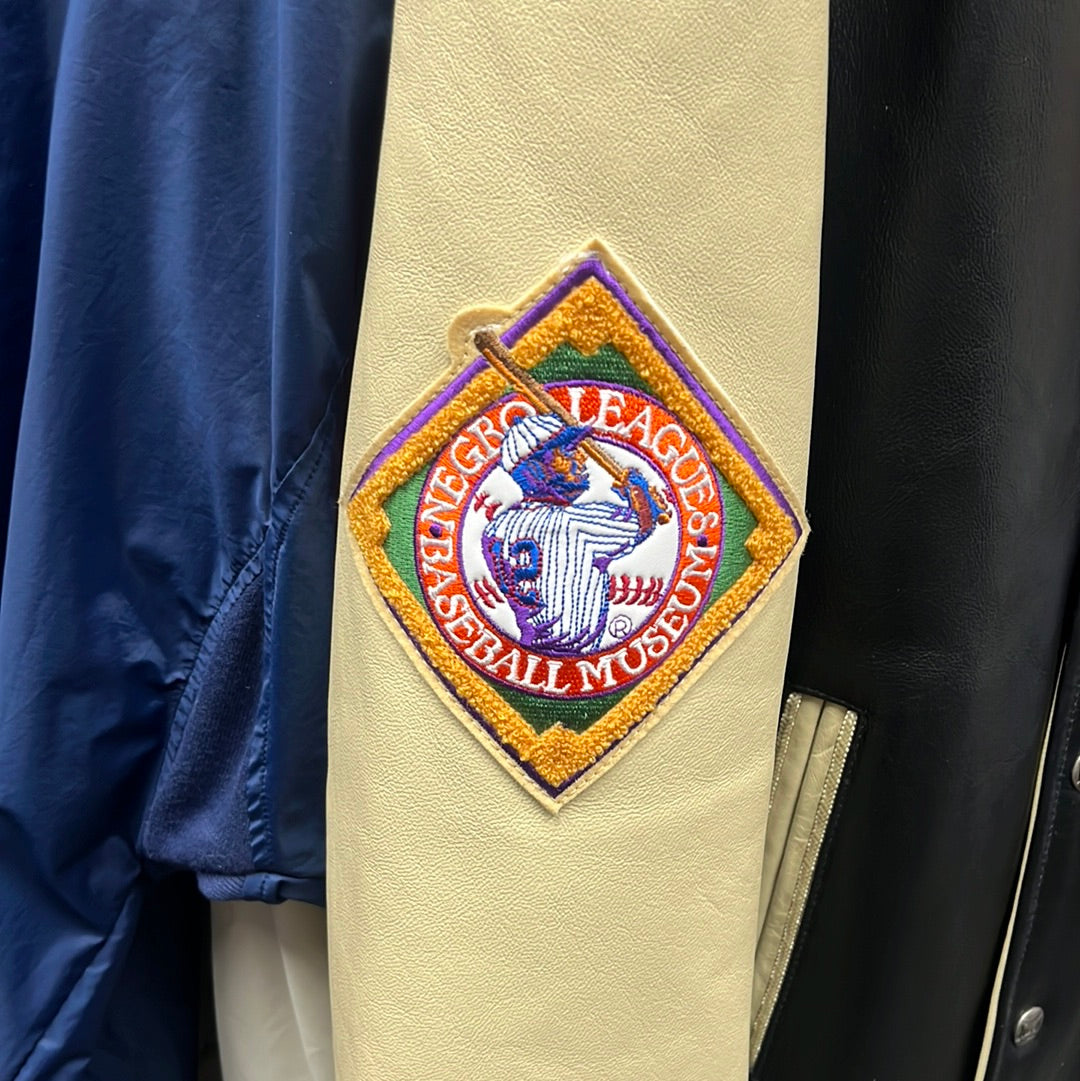 Lou Brock's leather Negro League jacket