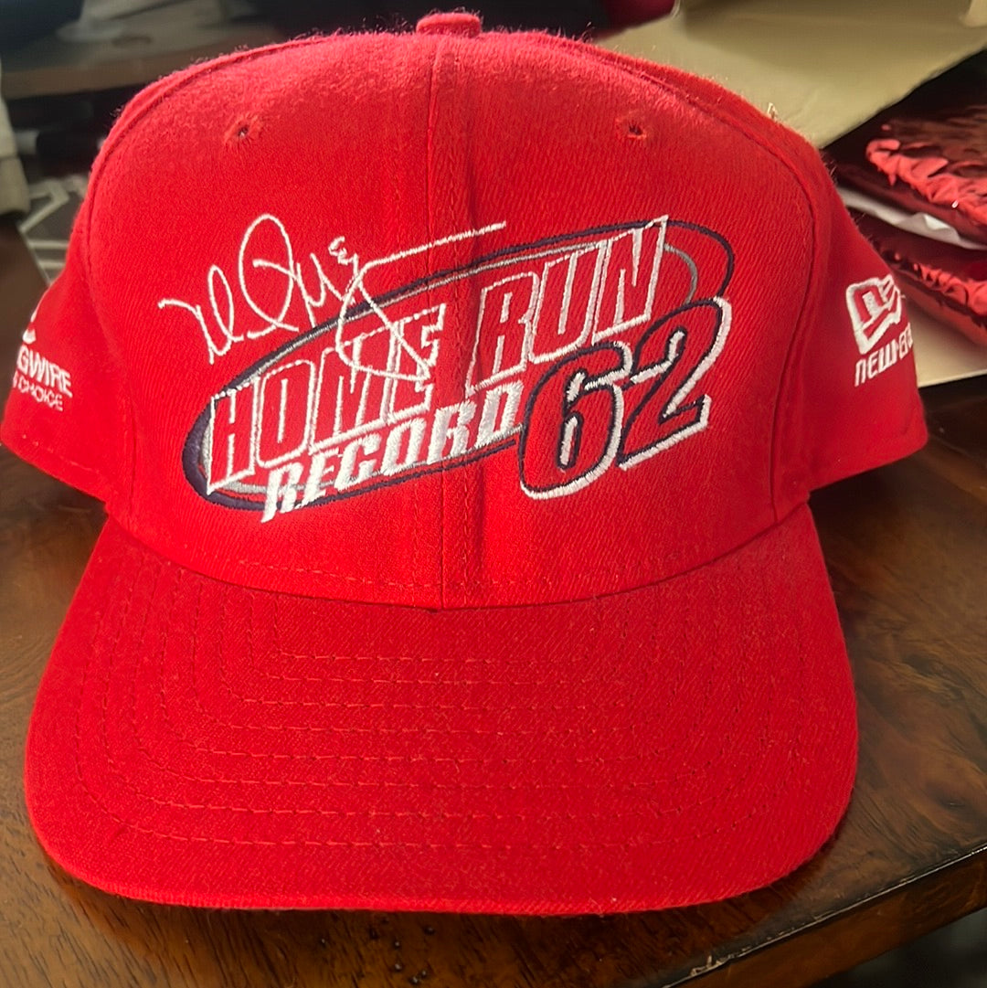 Lou Brock’s McGwire Homerun 62 hat