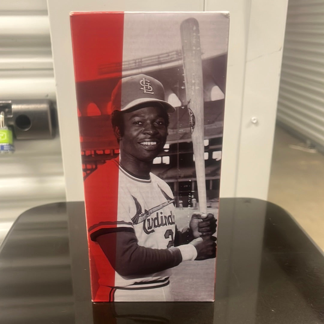 Lou Brock Lindenwood bobble head from Lou Brocks personal collection