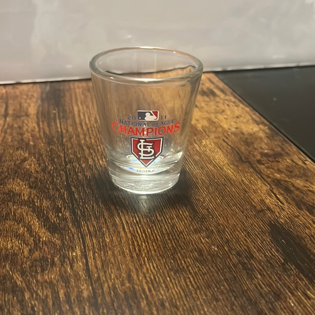 2011 National League champion St. Louis Cardinals shot glass