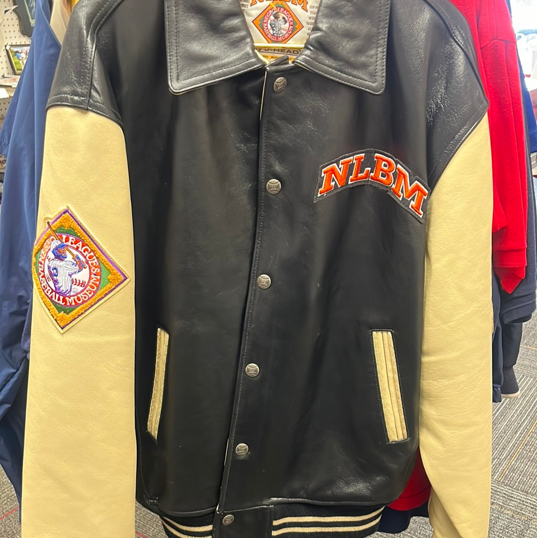 Lou Brock's leather Negro League jacket