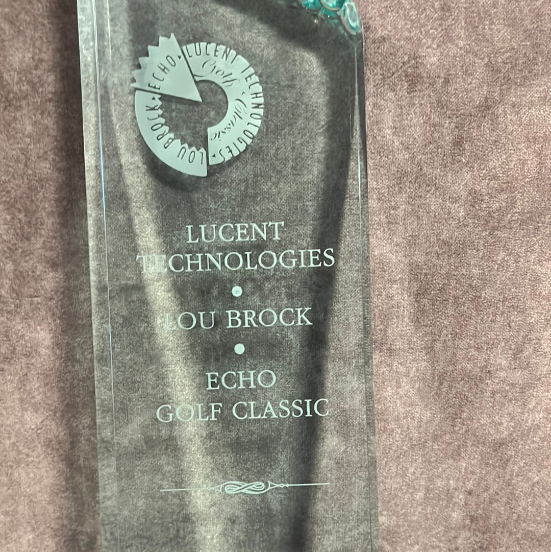 Lucent technologies, Lou Brock echo golf classic “chip off the old block” award