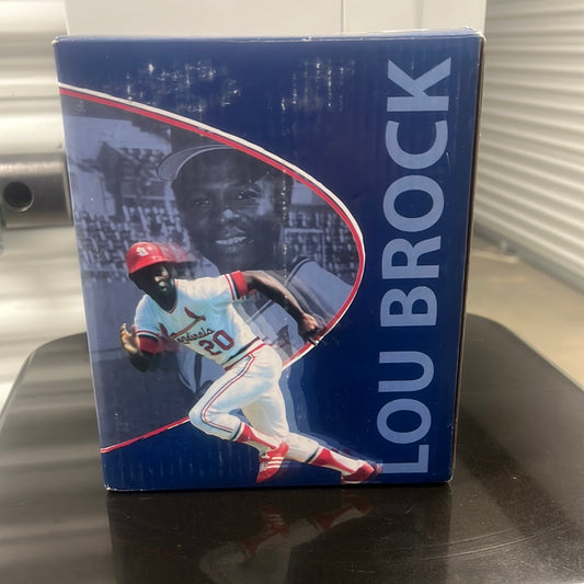 NIB Lou Brock replica statue