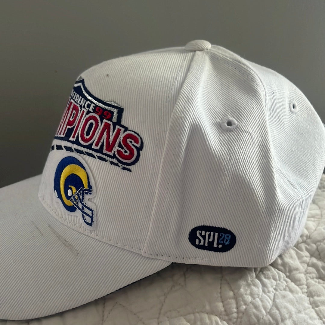 Lou Brocks St Louis Rams 99 Champions hat