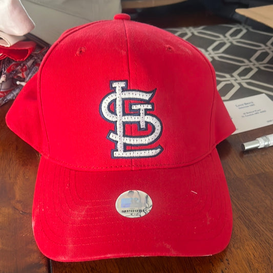 NWT Cardnial’s hat from the personal collection of Lou Brock