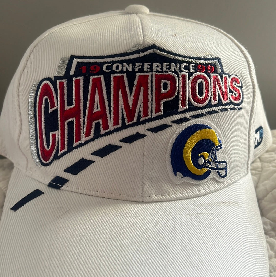 Lou Brocks St Louis Rams 99 Champions hat