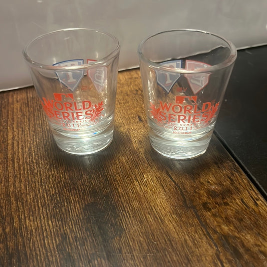 2011 World Series shot glasses