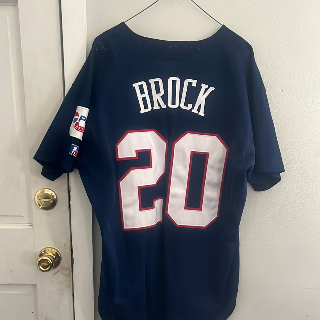 All star jersey from the personal collection of Lou Brock