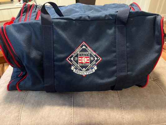 1996 national baseball Hall of Fame induction duffel bag