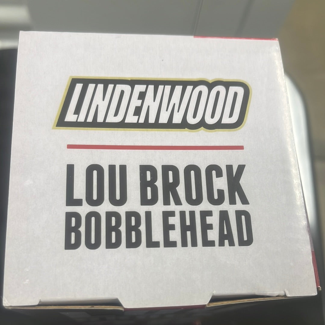 Lou Brock Lindenwood bobble head from Lou Brocks personal collection