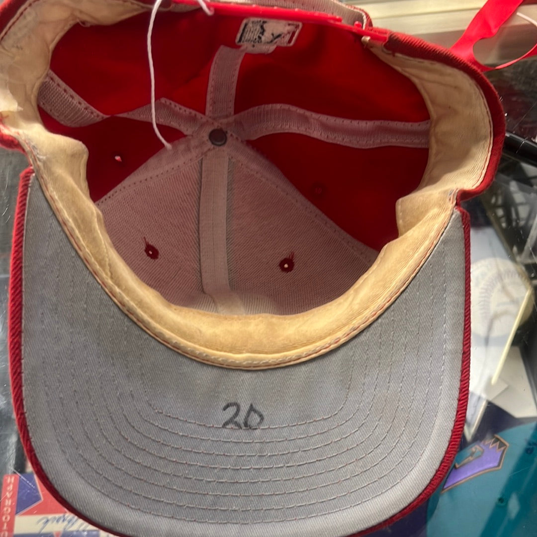 Lou Brock personally worn vintage St. Louis Cardinals baseball hat