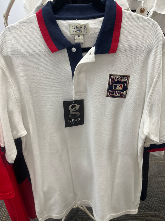 Cooperstown collection golf shirt size medium