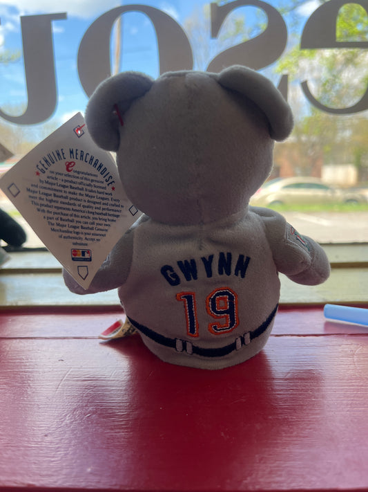 Tony Gwynn number 19 MLB beanie bear