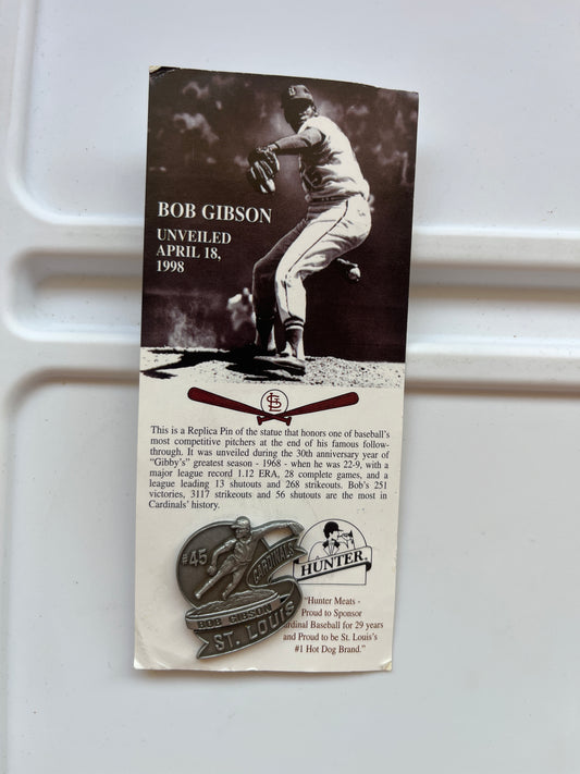 Bob Gibson unveiled commemorative pen