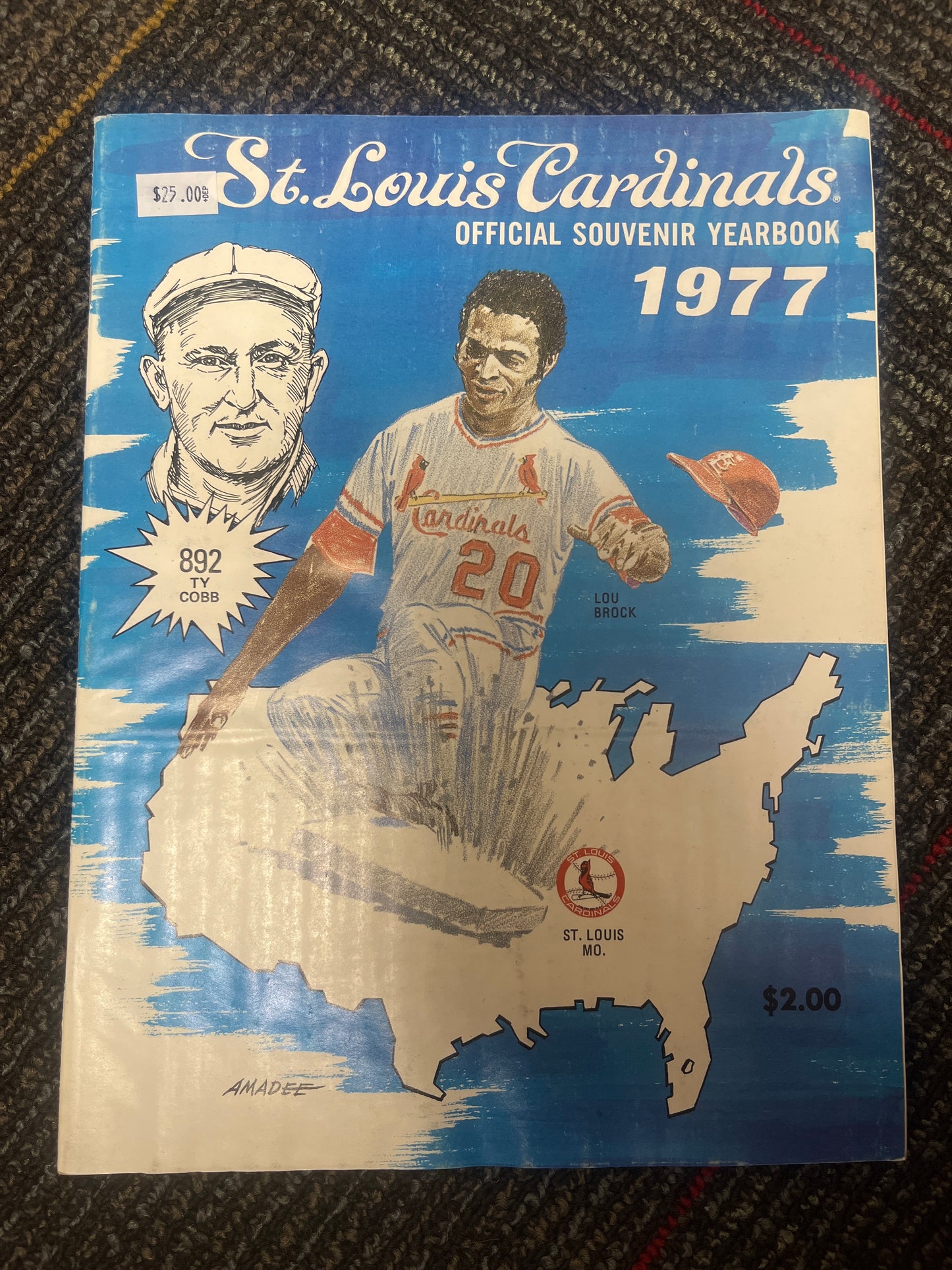 St. Louis Cardinals 1977 official souvenir yearbook