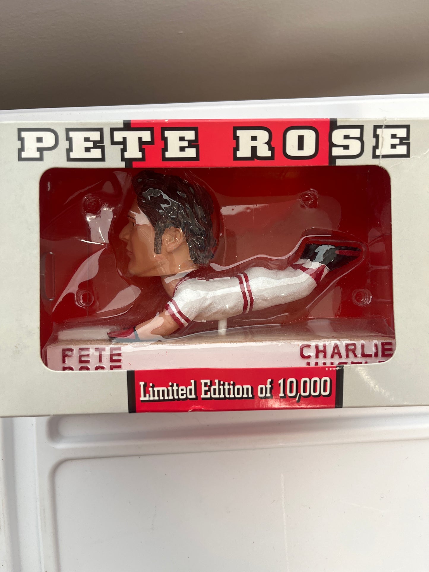 Pete Rose limited edition of 10,000 figurine