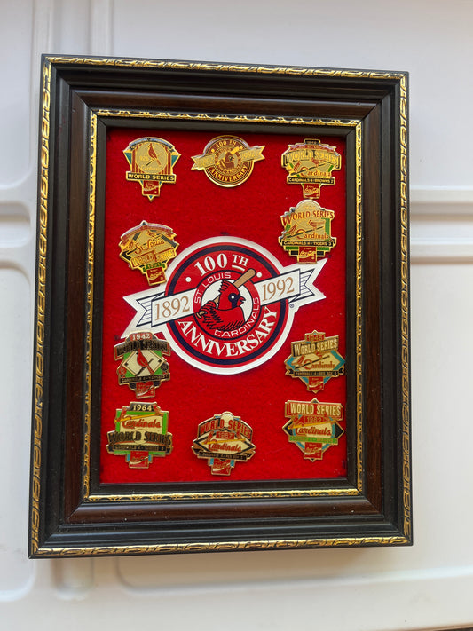 St. Louis Cardinals 100th anniversary commemorative pin collection