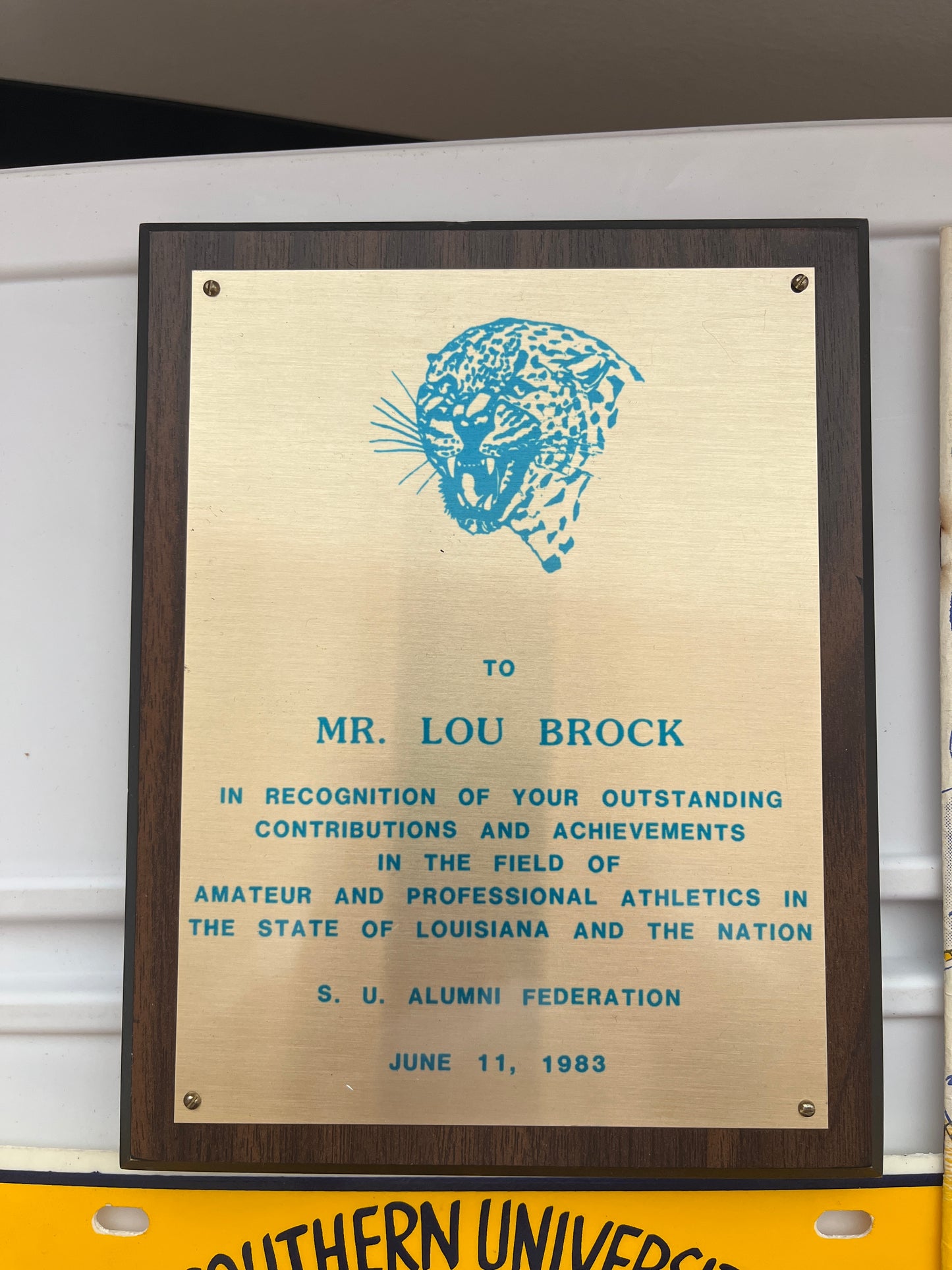 Southern university locked from Lou Brocks personal collection