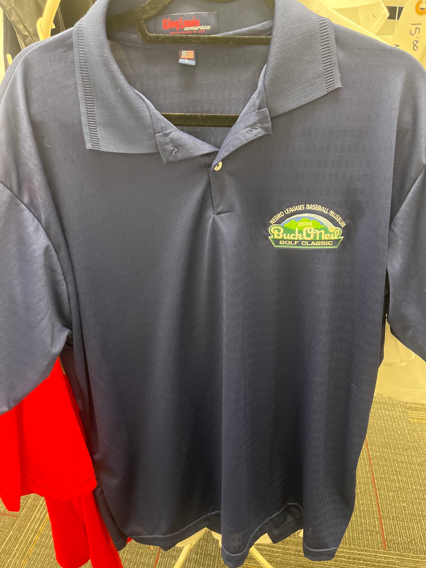 Lou Brock’s Negro league Buck O’Neil golf classic shirt