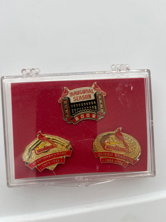 Busch Stadium inaugural season three pen set