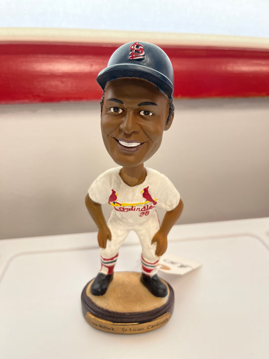 Lou Brock bobble head