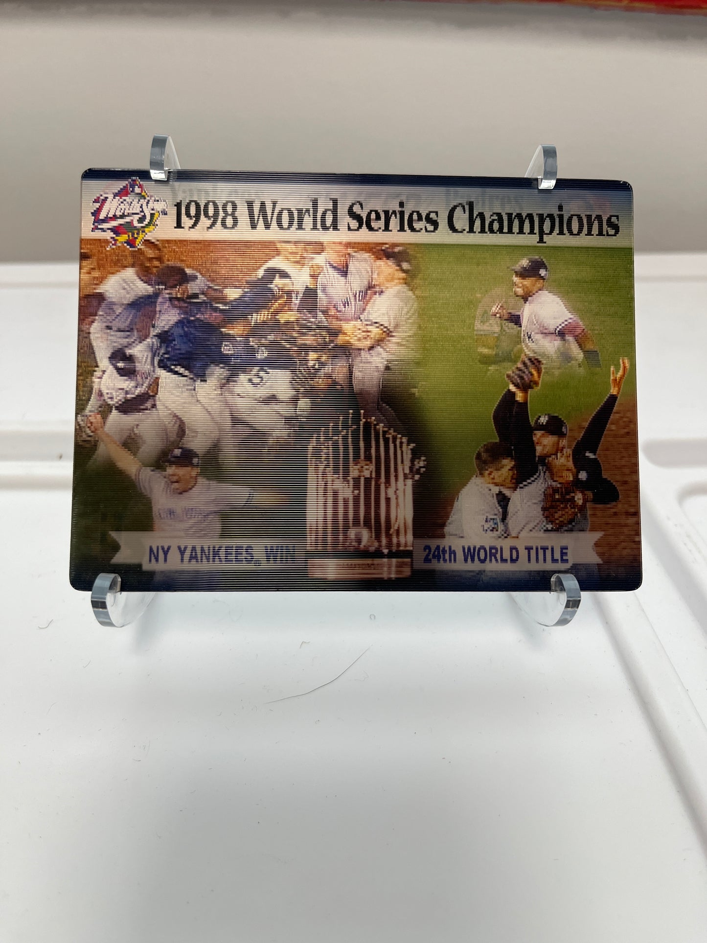 4 x 6 New York Yankees World Series reflective picture