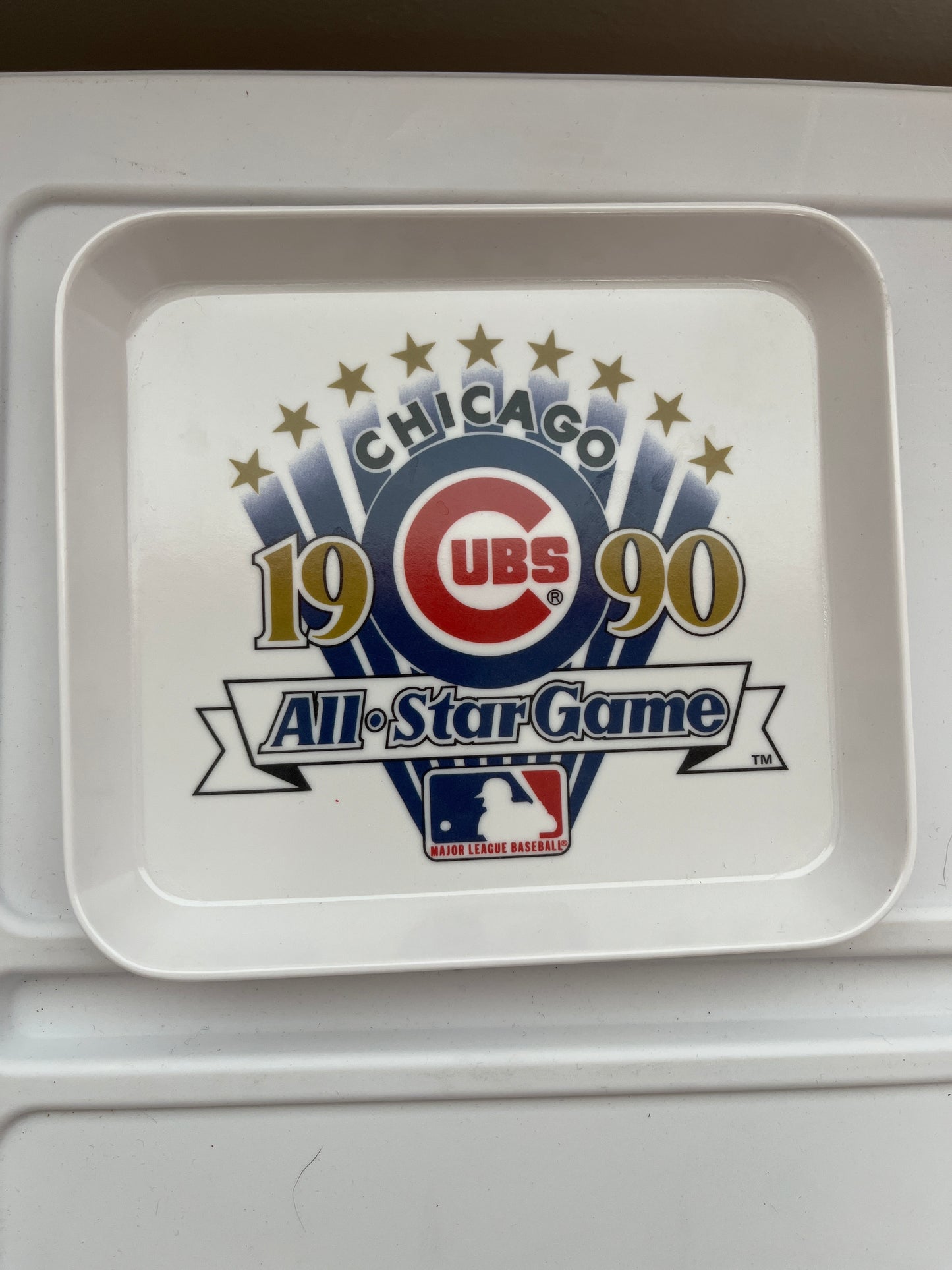 6 x8 1990 All-Star game MLB plastic plate