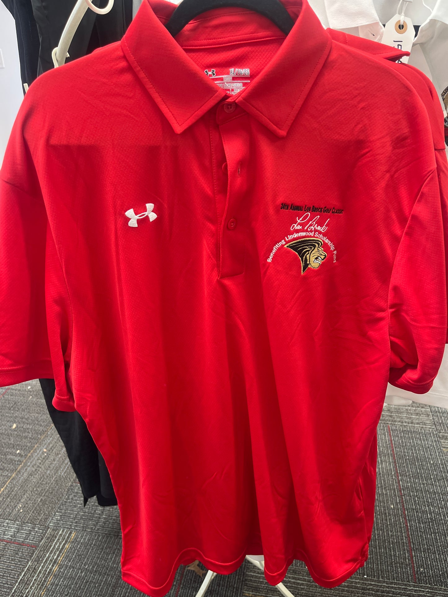 Under Armour Lindenwood Lou Brock golf classic shirt